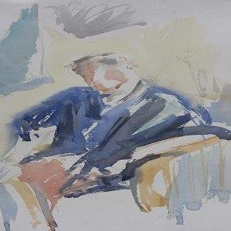 Mike And Matisse In Watercolour